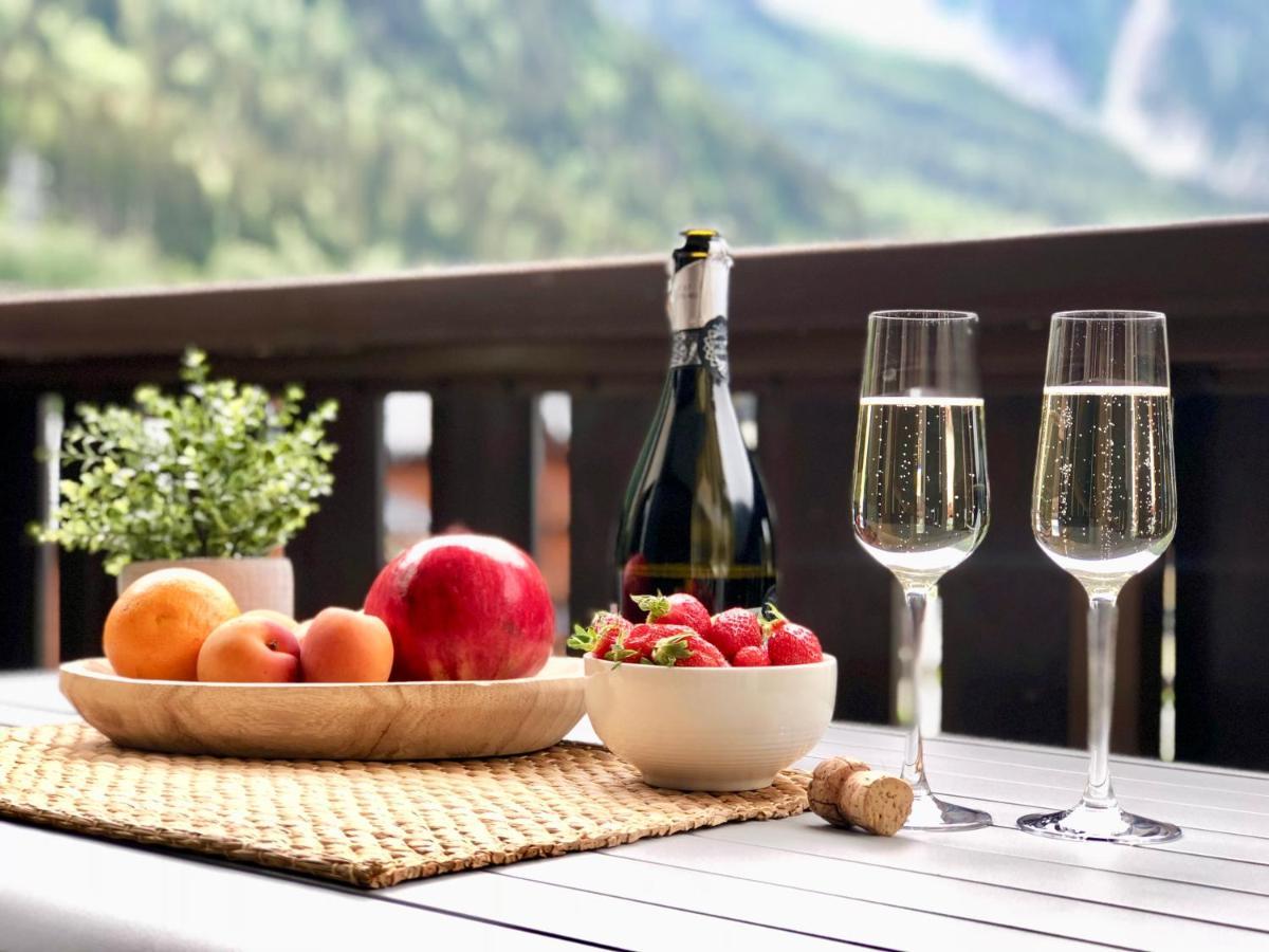 Апартаменти Mont Blanc 43, Vue Mont Blanc , Balcon, Parking Шамоні Екстер'єр фото